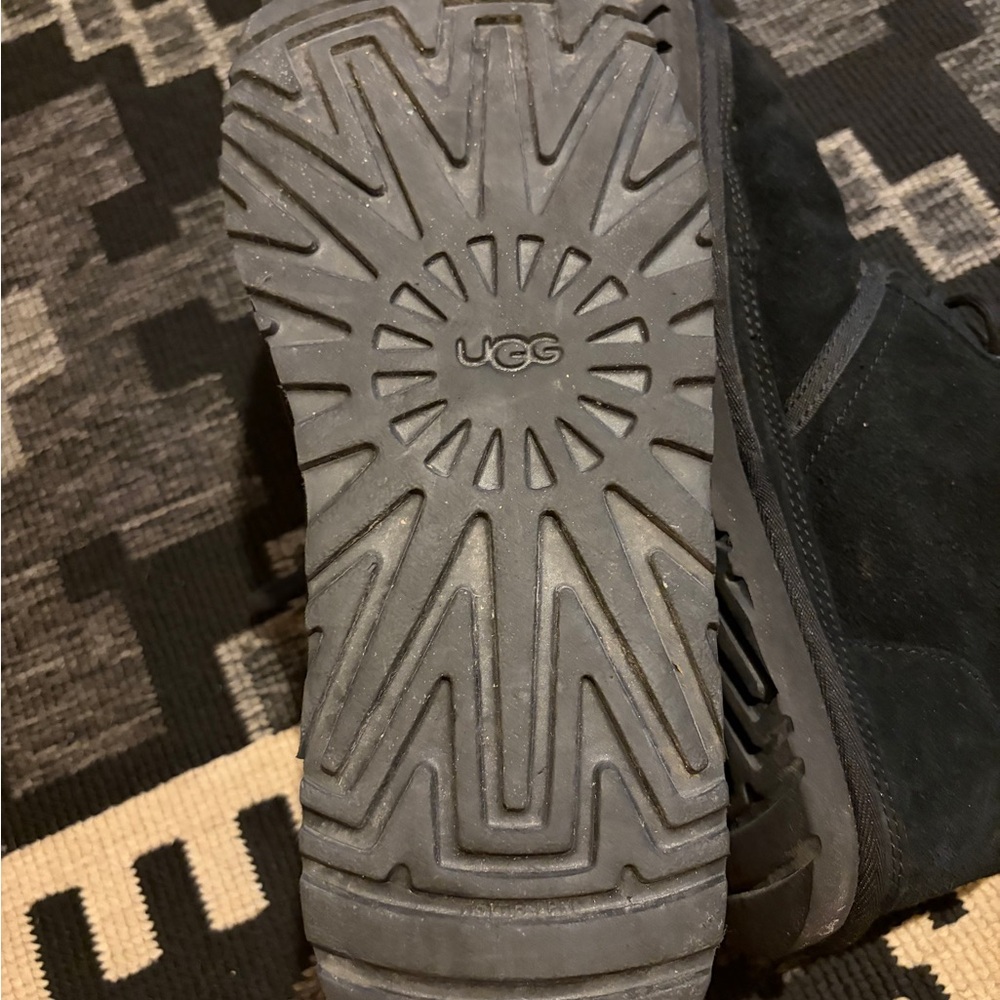 UGG Black Suede Chukka Boots - Picture 5 of 5